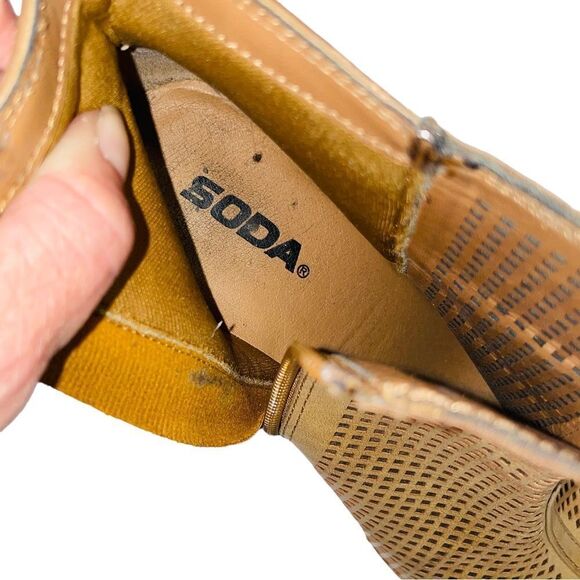 Soda Tan Anajay Peep-Toe Bootie - Size 7.5 - Picture 12 of 14